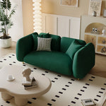 おしゃれなパインエアレザーソファー|モダンリビングに最適なスタイリッシュデザイン|快適な座り心地 fxmj-3038