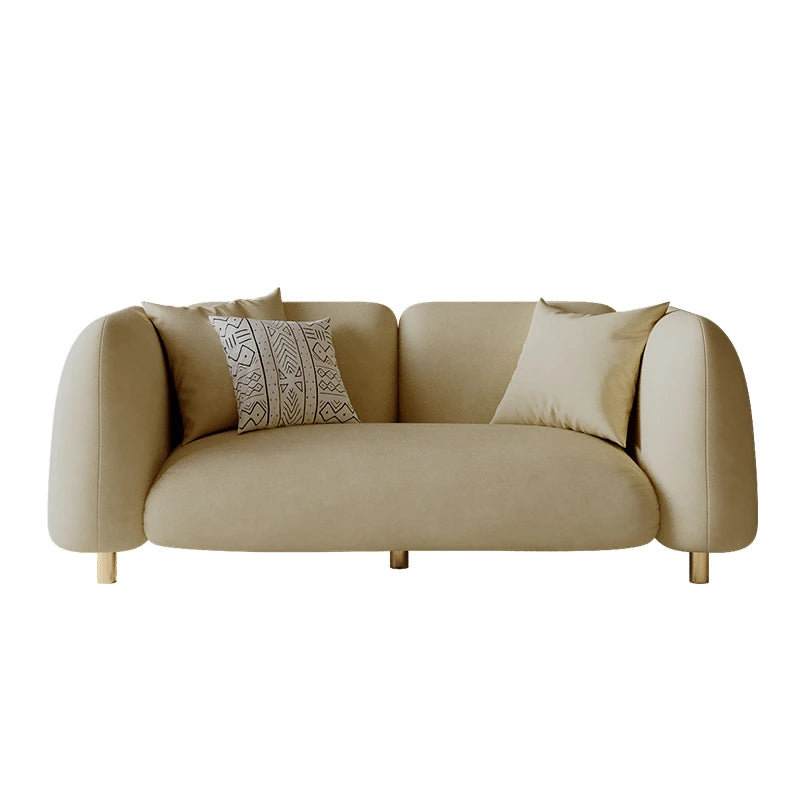 おしゃれなパインエアレザーソファー|モダンリビングに最適なスタイリッシュデザイン|快適な座り心地 fxmj-3038