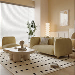 おしゃれなパインエアレザーソファー|モダンリビングに最適なスタイリッシュデザイン|快適な座り心地 fxmj-3038