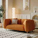 おしゃれなパインエアレザーソファー|モダンリビングに最適なスタイリッシュデザイン|快適な座り心地 fxmj-3038