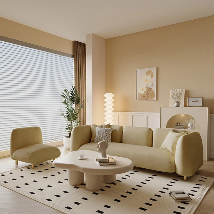 おしゃれなパインエアレザーソファー|モダンリビングに最適なスタイリッシュデザイン|快適な座り心地 fxmj-3038