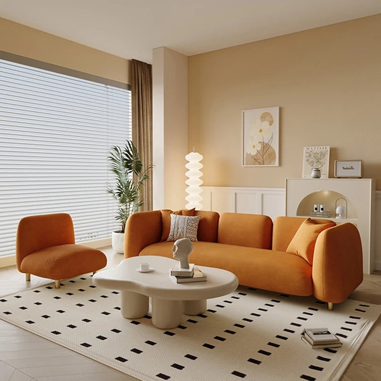 おしゃれなパインエアレザーソファー|モダンリビングに最適なスタイリッシュデザイン|快適な座り心地 fxmj-3038