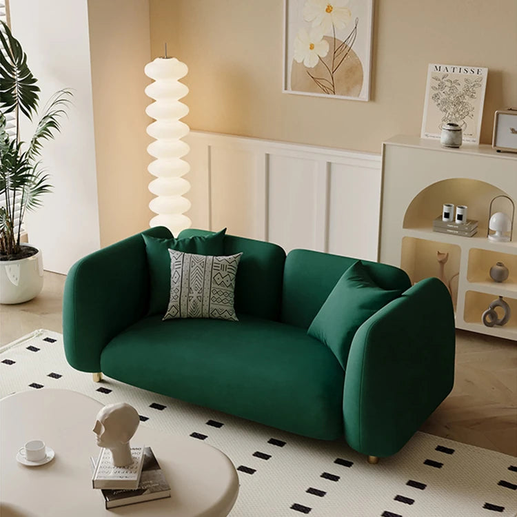 おしゃれなパインエアレザーソファー|モダンリビングに最適なスタイリッシュデザイン|快適な座り心地 fxmj-3038