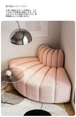 デザイン性抜群のパイン材ソファー | 現代的なリビングにぴったり! fxmj-3039