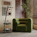 シンプルでスタイリッシュな無垢材ソファー|シェニール生地の快適さと高級感を体験しよう! fxmj-3041