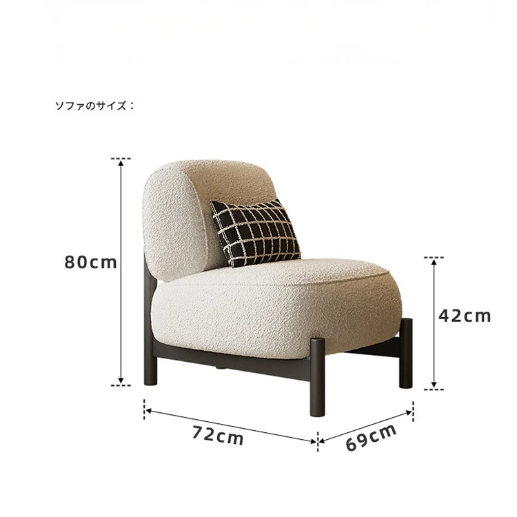 モダンパインチェア|リラックスできるファブリック座椅子|シンプルでおしゃれなインテリア用家具 fxmj-3042