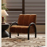 シンプルでおしゃれな無垢材シェニールチェア|リビングや書斎に最適なデザイン家具 fxmj-3043