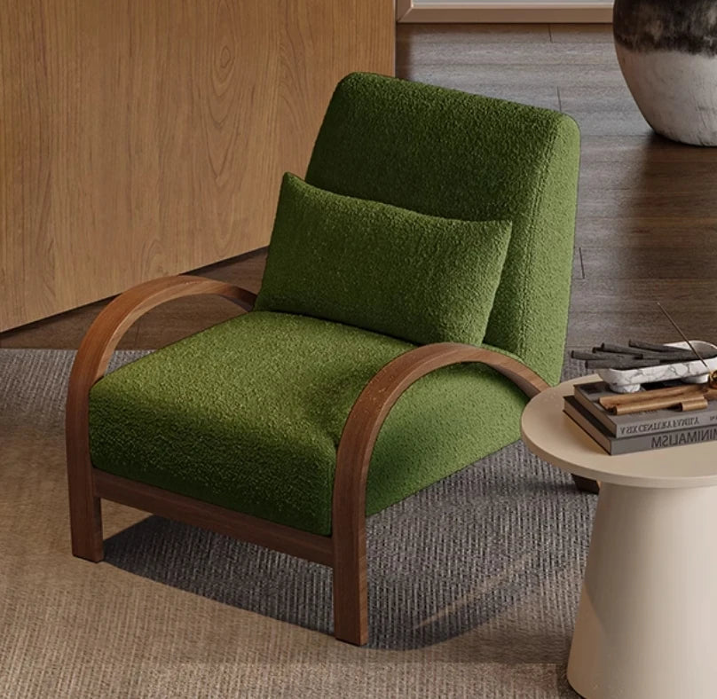 シープボア素材のモダンチェア|北欧風デザインで快適なリビング空間を演出 fxmj-3045