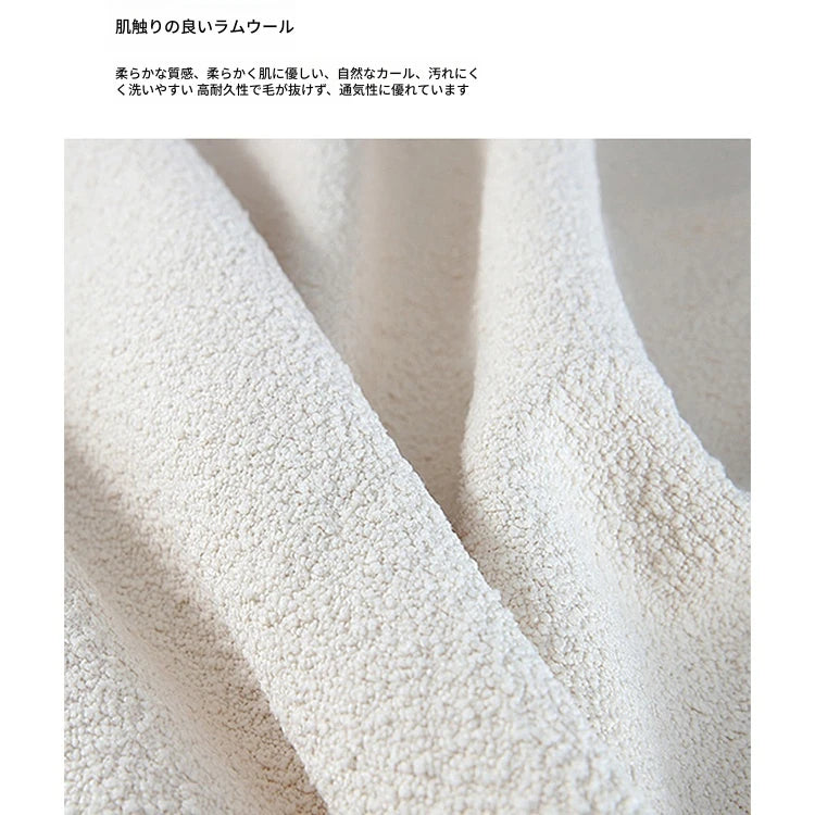 シープボア素材のモダンチェア|北欧風デザインで快適なリビング空間を演出 fxmj-3045