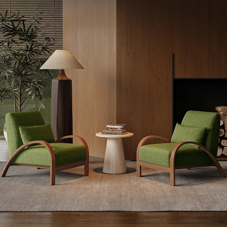 シープボア素材のモダンチェア|北欧風デザインで快適なリビング空間を演出 fxmj-3045