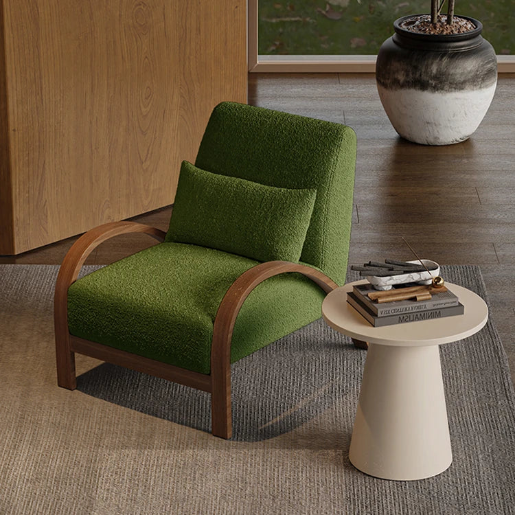 シープボア素材のモダンチェア|北欧風デザインで快適なリビング空間を演出 fxmj-3045