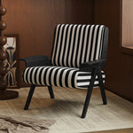 モダンアッシュ材ストライプチェア | おしゃれなリビングインテリアの必需品 fxmj-3046