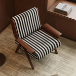 モダンアッシュ材ストライプチェア | おしゃれなリビングインテリアの必需品 fxmj-3046