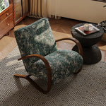 シープボア素材使用のモダンデザインリクライニングチェア|ナチュラルなインテリアにぴったりの心地よい座り心地 fxmj-3047