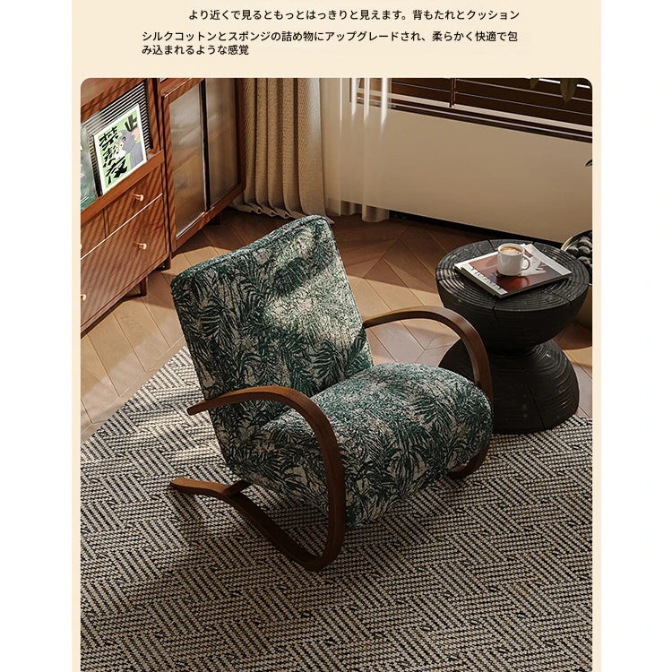 シープボア素材使用のモダンデザインリクライニングチェア|ナチュラルなインテリアにぴったりの心地よい座り心地 fxmj-3047