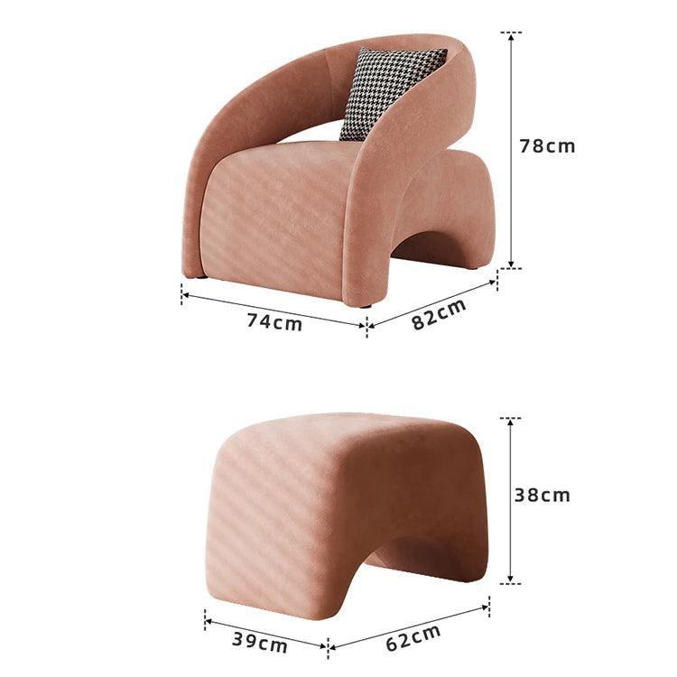 パイニーチェア|おしゃれなデザイン・リビングルームに最適な快適椅子 fxmj-3049