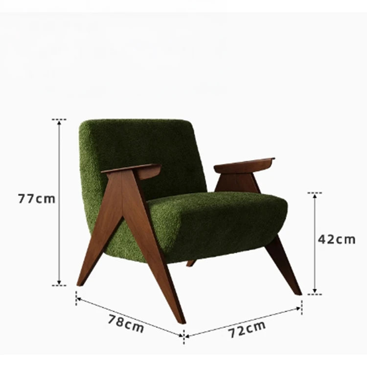 アッシュ材シェニールチェア - シンプルでスタイリッシュなデザインのリビング空間に最適! fxmj-3052