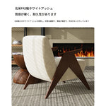 アッシュ材シェニールチェア - シンプルでスタイリッシュなデザインのリビング空間に最適! fxmj-3052