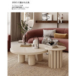 おしゃれなセンターテーブル | モダンデザイン | ホワイトカラー | お部屋のアクセントに最適 | 収納にも便利 fxmj-3058