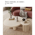 おしゃれなセンターテーブル | モダンデザイン | ホワイトカラー | お部屋のアクセントに最適 | 収納にも便利 fxmj-3058