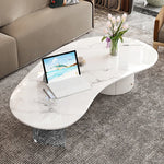 モダンデザイン センターテーブル セラミックアクリル製 スタイリッシュな収納付き クリエイティブなインテリアに最適 fxxrj-3159