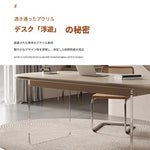 モダン アクリルテーブル - スタイリッシュなデザインで快適な作業空間を演出 fyd-5173