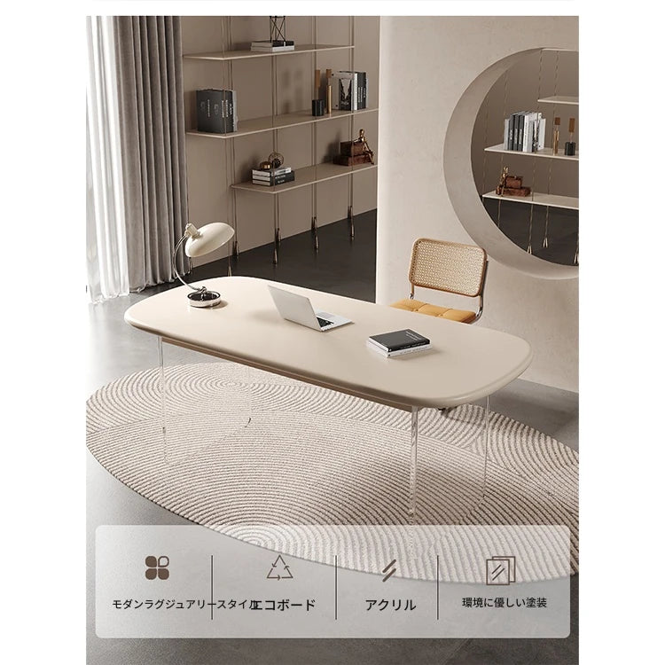モダン アクリルテーブル - スタイリッシュなデザインで快適な作業空間を演出 fyd-5173