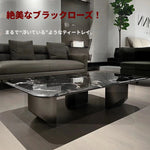 大理石とステンレスの美しいセンターテーブル - モダンな浮遊感を演出! fyeyj-5212