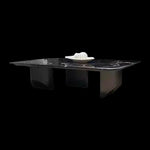 大理石とステンレスの美しいセンターテーブル - モダンな浮遊感を演出! fyeyj-5212