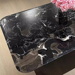 大理石とステンレスの美しいセンターテーブル - モダンな浮遊感を演出! fyeyj-5212