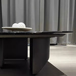 大理石とステンレスの美しいセンターテーブル - モダンな浮遊感を演出! fyeyj-5212