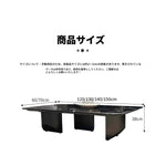 大理石とステンレスの美しいセンターテーブル - モダンな浮遊感を演出! fyeyj-5212