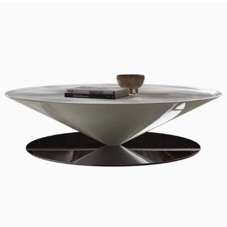 モダンステンレスGFRPセンターテーブル|洗練されたデザインで魅力的なリビング空間を演出 fyeyj-5213