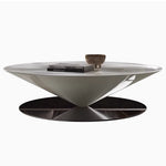 モダンステンレスGFRPセンターテーブル|洗練されたデザインで魅力的なリビング空間を演出 fyeyj-5213