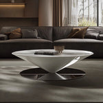 モダンステンレスGFRPセンターテーブル|洗練されたデザインで魅力的なリビング空間を演出 fyeyj-5213