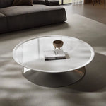 モダンステンレスGFRPセンターテーブル|洗練されたデザインで魅力的なリビング空間を演出 fyeyj-5213