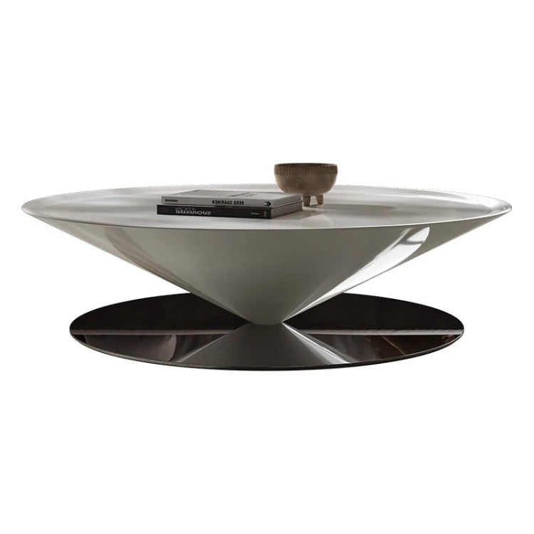 モダンステンレスGFRPセンターテーブル|洗練されたデザインで魅力的なリビング空間を演出 fyeyj-5213