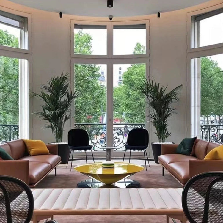 モダンステンレスGFRPセンターテーブル|洗練されたデザインで魅力的なリビング空間を演出 fyeyj-5213