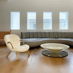 モダンステンレスGFRPセンターテーブル|洗練されたデザインで魅力的なリビング空間を演出 fyeyj-5213