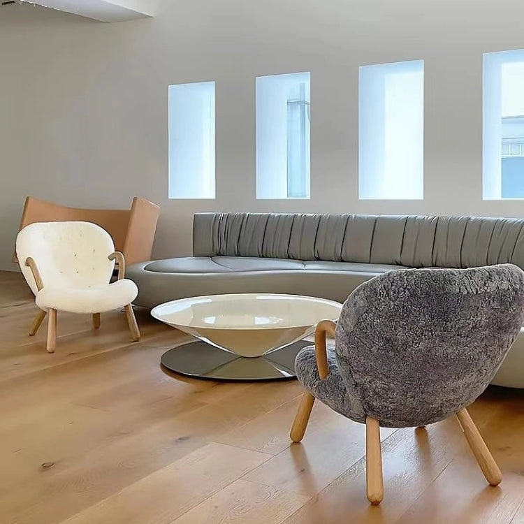 モダンステンレスGFRPセンターテーブル|洗練されたデザインで魅力的なリビング空間を演出 fyeyj-5213