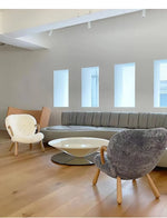 モダンステンレスGFRPセンターテーブル|洗練されたデザインで魅力的なリビング空間を演出 fyeyj-5213