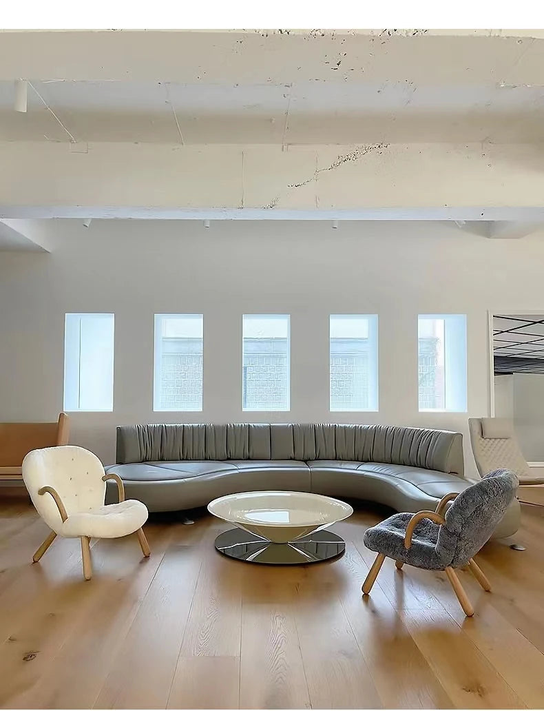 モダンステンレスGFRPセンターテーブル|洗練されたデザインで魅力的なリビング空間を演出 fyeyj-5213