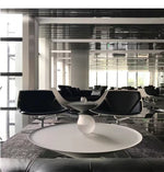 モダンステンレスGFRPセンターテーブル|洗練されたデザインで魅力的なリビング空間を演出 fyeyj-5213