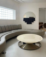 モダンステンレスGFRPセンターテーブル|洗練されたデザインで魅力的なリビング空間を演出 fyeyj-5213