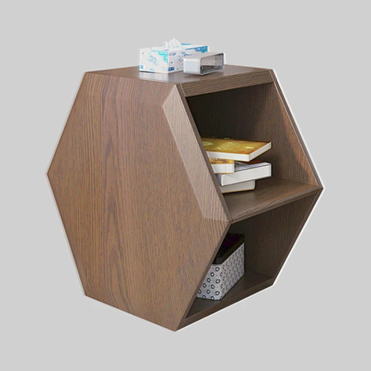 北欧風ヘキサゴンセンターテーブル|パインアッシュ材使用 fyf-2226