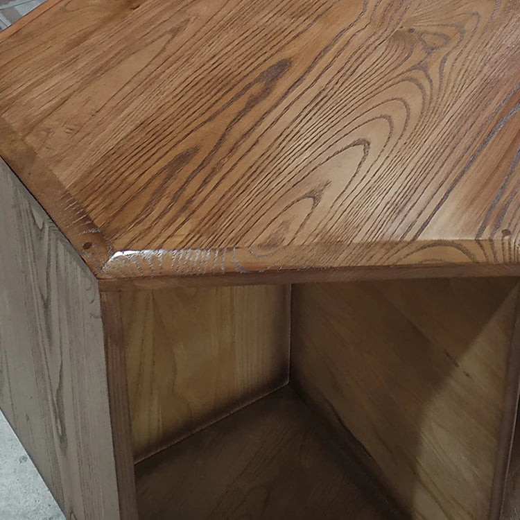 北欧風ヘキサゴンセンターテーブル|パインアッシュ材使用 fyf-2226