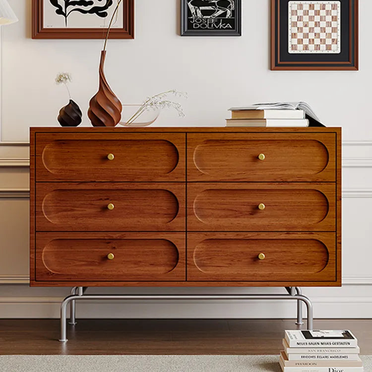 スタイリッシュな無垢材キャビネット|モダンデザイン収納家具 fyf-2236