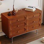 スタイリッシュな無垢材キャビネット|モダンデザイン収納家具 fyf-2236