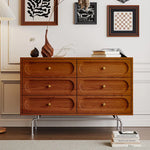 スタイリッシュな無垢材キャビネット|モダンデザイン収納家具 fyf-2236