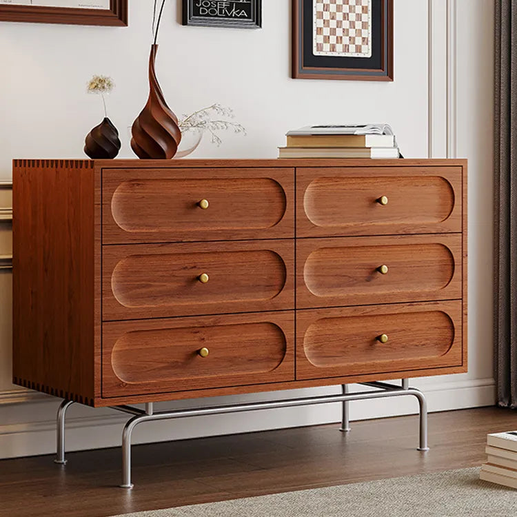 スタイリッシュな無垢材キャビネット|モダンデザイン収納家具 fyf-2236